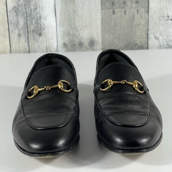 GUCCI Women's Brixton Horsebit Convertible Loafer Black Learner Size-37.5 $920 - Picture 11 of 16